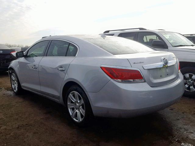 1G4GC5EG7AF258762 - 2010 BUICK LACROSSE C SILVER photo 3