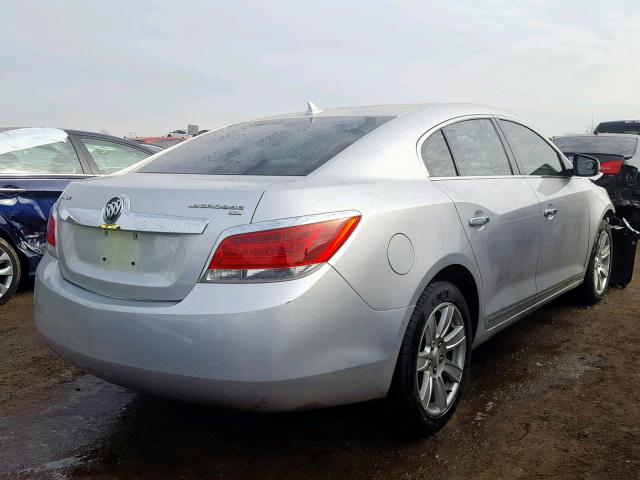 1G4GC5EG7AF258762 - 2010 BUICK LACROSSE C SILVER photo 4