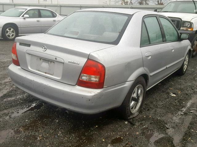 JM1BJ2222Y0292567 - 2000 MAZDA PROTEGE DX SILVER photo 4