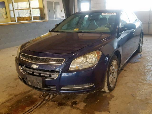 1G1ZC5EB9AF128797 - 2010 CHEVROLET MALIBU 1LT BLUE photo 2