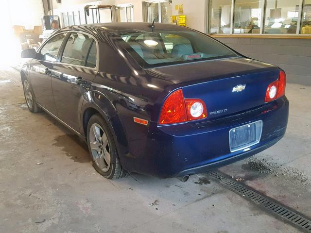 1G1ZC5EB9AF128797 - 2010 CHEVROLET MALIBU 1LT BLUE photo 3