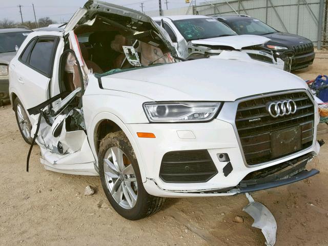 WA1ECCFS5HR007888 - 2017 AUDI Q3 PREMIUM WHITE photo 1