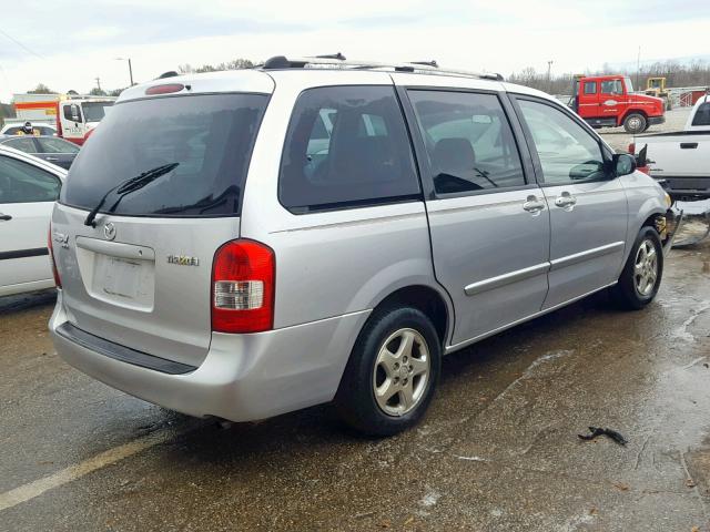 JM3LW28Y710200996 - 2001 MAZDA MPV WAGON SILVER photo 4