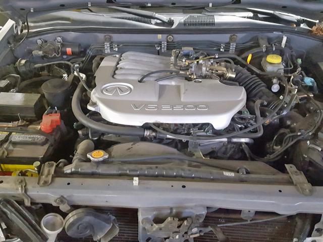 JNRDR07Y91W107226 - 2001 INFINITI QX4 SILVER photo 7