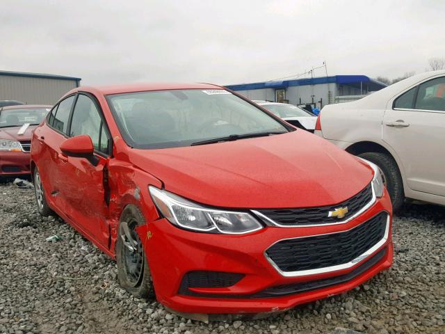 1G1BC5SM1H7242000 - 2017 CHEVROLET CRUZE LS RED photo 1