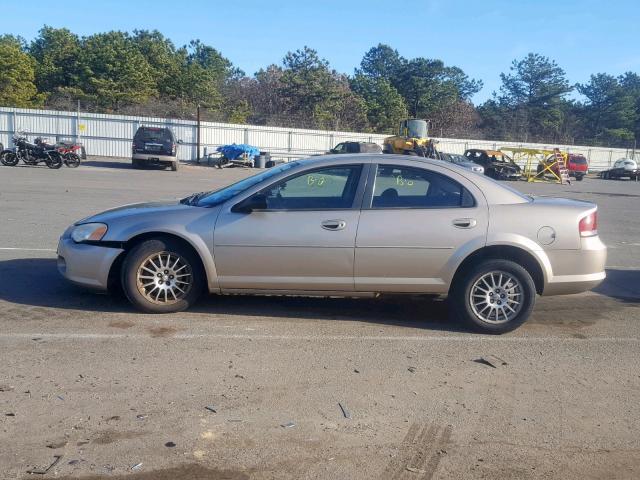 1C3EL46X84N270423 - 2004 CHRYSLER SEBRING LX TAN photo 10