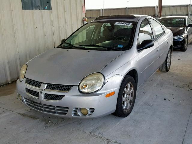 1B3ES56C85D143858 - 2005 DODGE NEON SXT GRAY photo 2