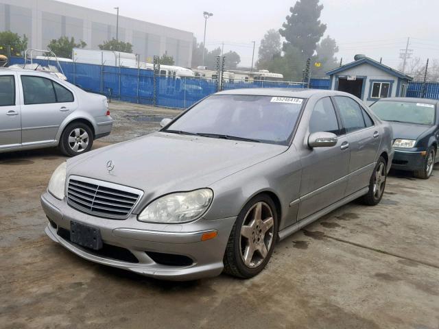WDBNG70J83A344725 - 2003 MERCEDES-BENZ S 430 GRAY photo 2