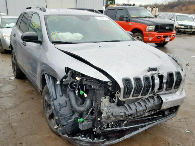 1C4PJLAS5GW376388 - 2016 JEEP CHEROKEE S GRAY photo 1