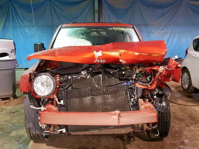 1J8FF48W48D513788 - 2008 JEEP PATRIOT LI ORANGE photo 9