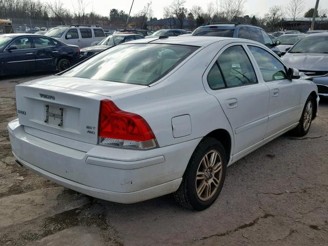 YV1RH592282699398 - 2008 VOLVO S60 2.5T WHITE photo 4