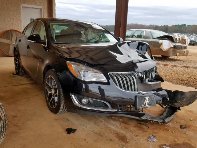 2G4GL5EX4H9133074 - 2017 BUICK REGAL SPOR BLACK photo 1