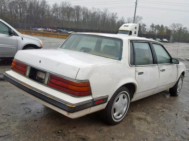 1G2AF51R2HT225161 - 1987 PONTIAC 6000 WHITE photo 4