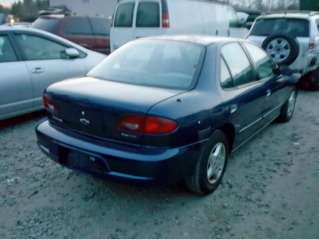 1G1JC524927218336 - 2002 CHEVROLET CAVALIER B BLUE photo 4