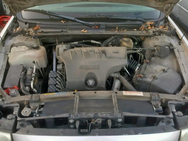 1G4HP52K134168281 - 2003 BUICK LESABRE CU SILVER photo 7