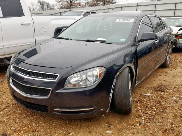 1G1ZC5E02CF137228 - 2012 CHEVROLET MALIBU 1LT BLACK photo 2