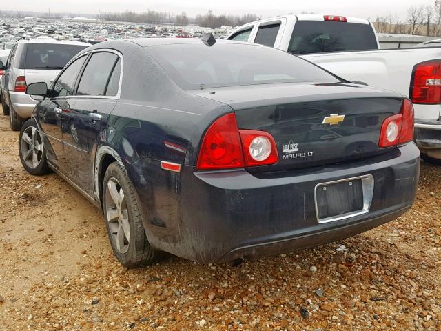 1G1ZC5E02CF137228 - 2012 CHEVROLET MALIBU 1LT BLACK photo 3