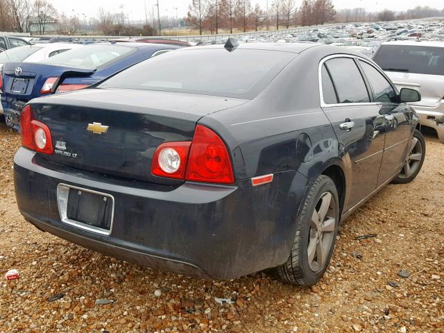 1G1ZC5E02CF137228 - 2012 CHEVROLET MALIBU 1LT BLACK photo 4