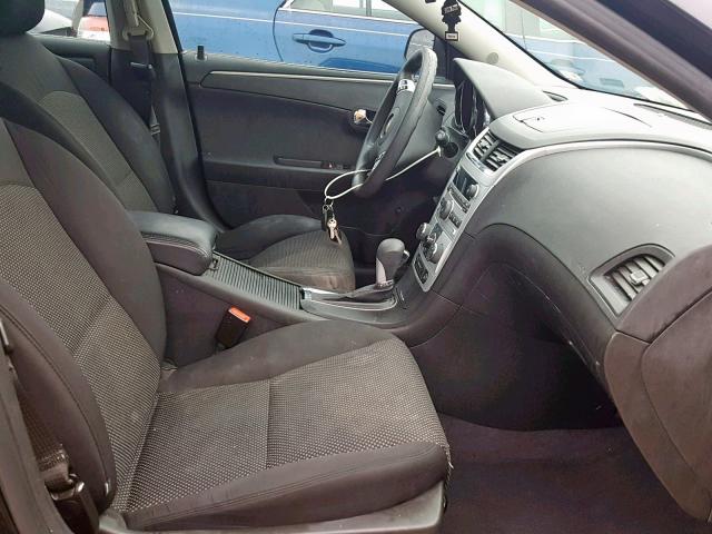 1G1ZC5E02CF137228 - 2012 CHEVROLET MALIBU 1LT BLACK photo 5