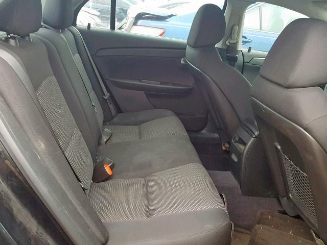 1G1ZC5E02CF137228 - 2012 CHEVROLET MALIBU 1LT BLACK photo 6