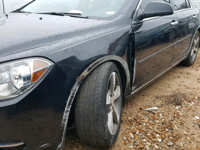 1G1ZC5E02CF137228 - 2012 CHEVROLET MALIBU 1LT BLACK photo 9