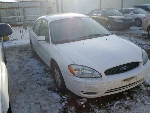 1FAFP56U86A215888 - 2006 FORD TAURUS SEL WHITE photo 1