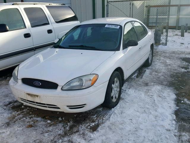 1FAFP56U86A215888 - 2006 FORD TAURUS SEL WHITE photo 2