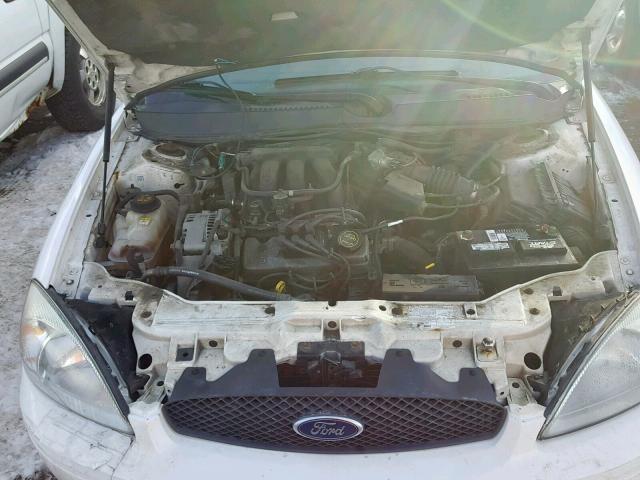 1FAFP56U86A215888 - 2006 FORD TAURUS SEL WHITE photo 7