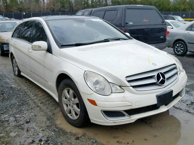 4JGCB65E97A052029 - 2007 MERCEDES-BENZ R 350 WHITE photo 1