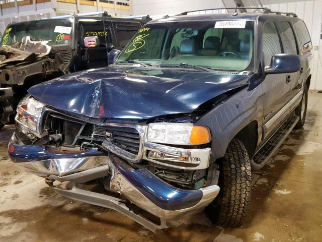 1GKFK16Z14J118868 - 2004 GMC YUKON XL K BLUE photo 2