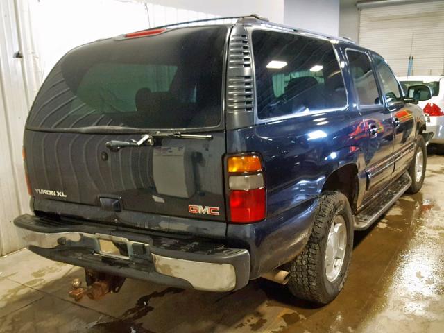 1GKFK16Z14J118868 - 2004 GMC YUKON XL K BLUE photo 4