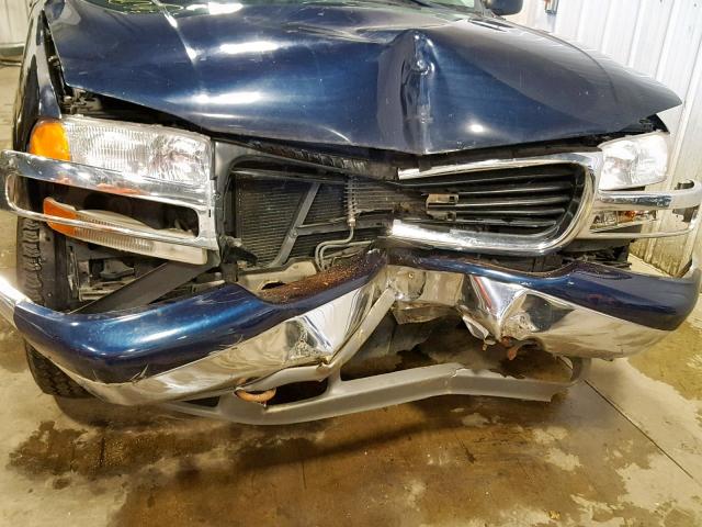 1GKFK16Z14J118868 - 2004 GMC YUKON XL K BLUE photo 9