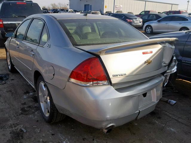 2G1WD58C989150693 - 2008 CHEVROLET IMPALA SUP 灰色 照片 3