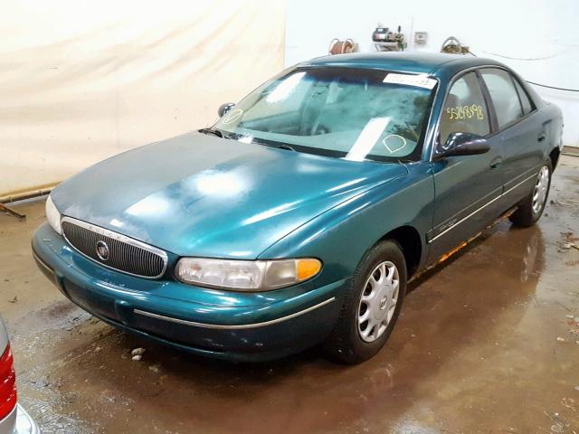 2G4WS52M0X1427464 - 1999 BUICK CENTURY CU BLUE photo 2