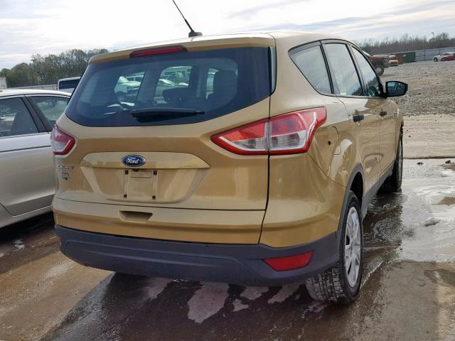 1FMCU0F76FUB97016 - 2015 FORD ESCAPE S GOLD photo 4