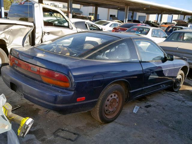 JN1HS36P6KW004057 - 1989 NISSAN 240SX SE BLUE photo 4