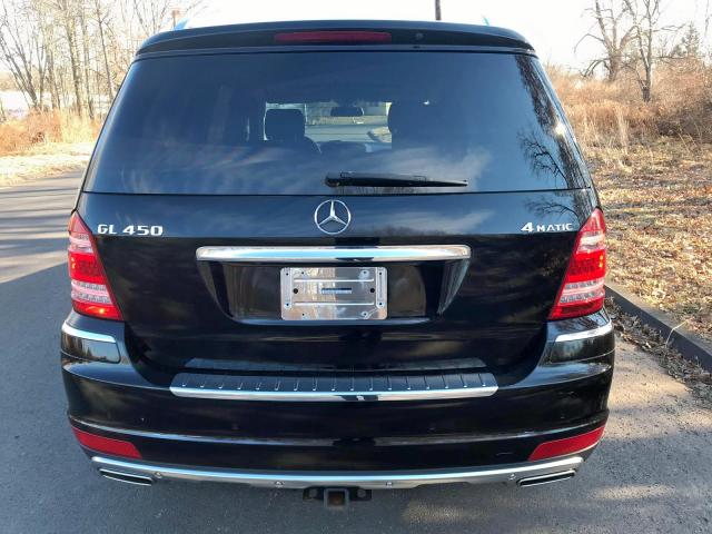 4JGBF7BE5BA708570 - 2011 MERCEDES-BENZ GL 450 4MA BLACK photo 6