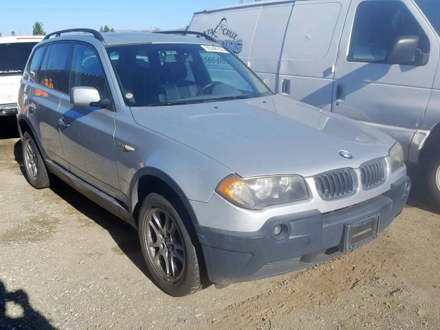 WBXPA734X4WC41138 - 2004 BMW X3 2.5I SILVER photo 1