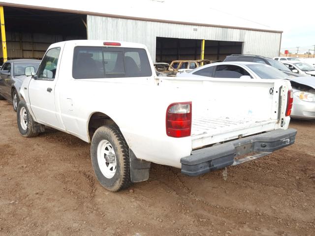 1FTYR10U82PA28429 - 2002 FORD RANGER WHITE photo 3