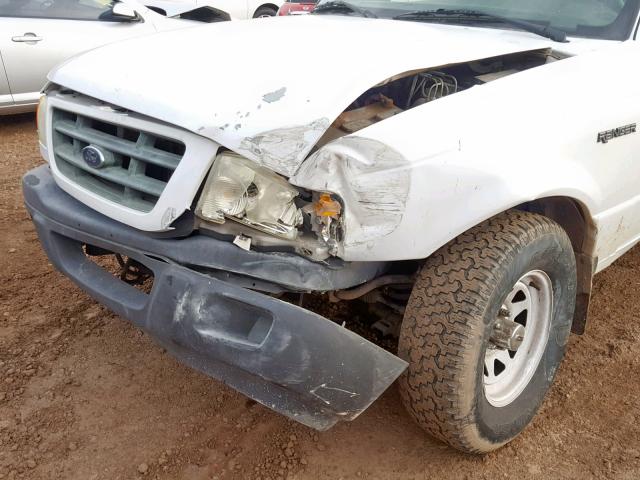 1FTYR10U82PA28429 - 2002 FORD RANGER WHITE photo 9