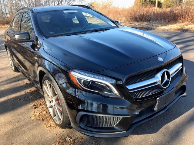 WDDTG5CB0FJ036671 - 2015 MERCEDES-BENZ GLA 45 AMG BLACK photo 1