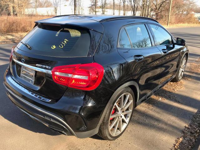 WDDTG5CB0FJ036671 - 2015 MERCEDES-BENZ GLA 45 AMG BLACK photo 4