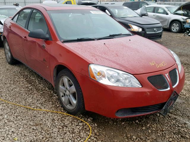 1G2ZH58NX74110140 - 2007 PONTIAC G6 GT RED photo 1