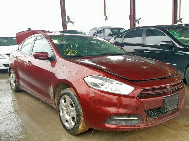 1C3CDFAA7FD337816 - 2015 DODGE DART SE RED photo 1