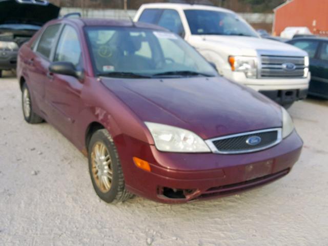 1FAFP34N47W270665 - 2007 FORD FOCUS ZX4 RED photo 1