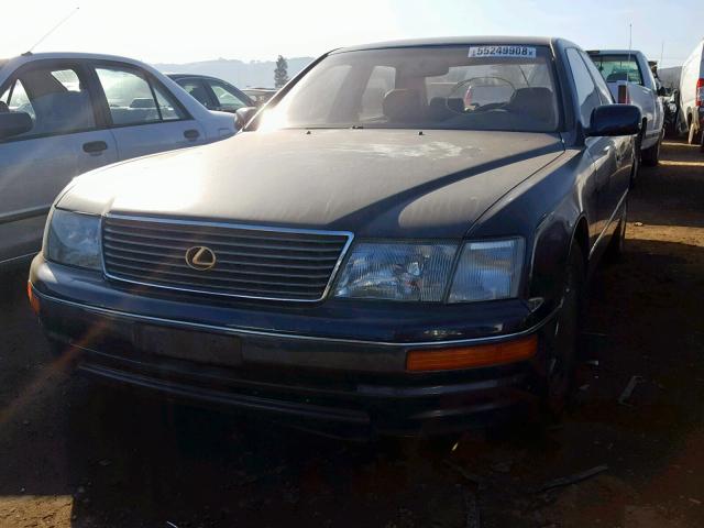 JT8BH28F2V0075956 - 1997 LEXUS LS 400 BLUE photo 2