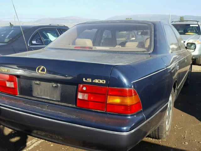 JT8BH28F2V0075956 - 1997 LEXUS LS 400 BLUE photo 4