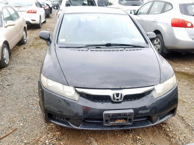 2HGFA1F60AH313010 - 2010 HONDA CIVIC BLACK photo 9