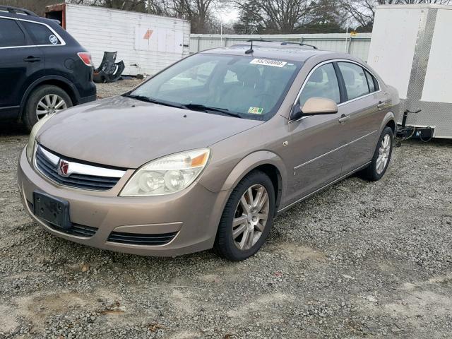 1G8ZS57N17F162172 - 2007 SATURN AURA XE TAN photo 2