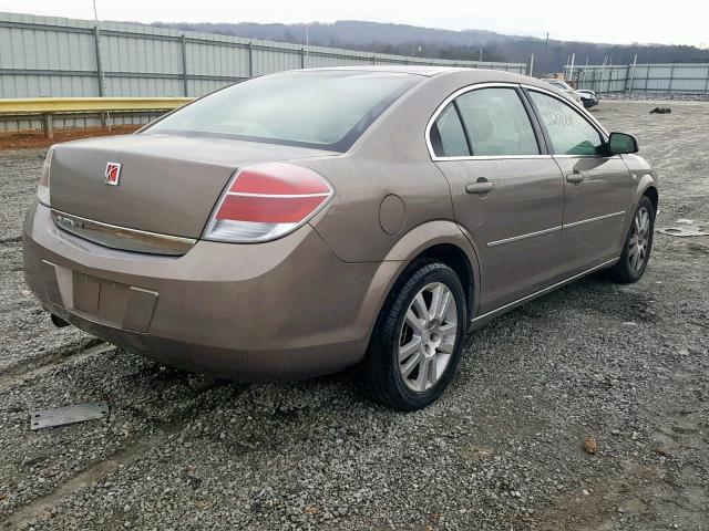 1G8ZS57N17F162172 - 2007 SATURN AURA XE TAN photo 4